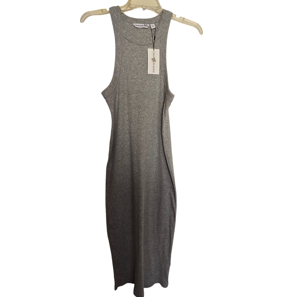 NWT Calvin Klein Collection Gray Tee Shirt Dress